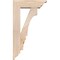 Ekena Millwork Balboa Traditional Smooth Bracket w/ Offset Brace, Douglas Fir, 5 1/2"W x 16"D x 28"H BKT0604X16X28BOA01SDF - alternate 4